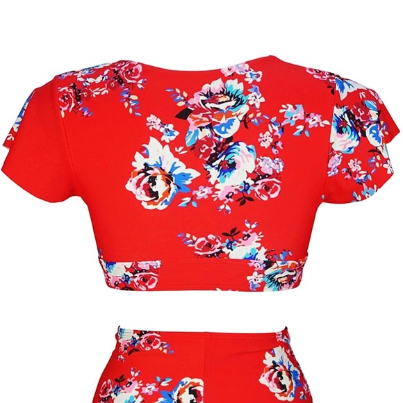 COCOSHIP Tie Knot Front Top Swimwear - Picture 2 of 3